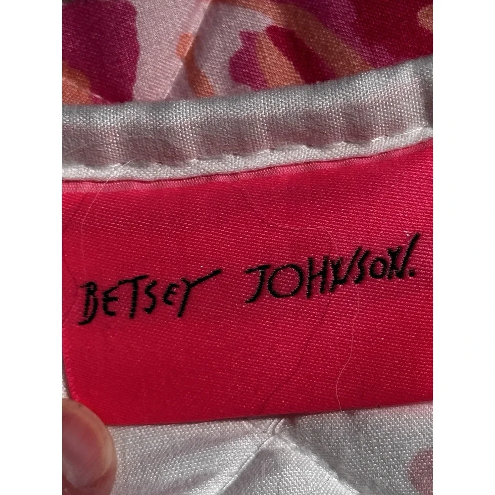 Betsey Johnson Reversible Floral Quilt Blanket - 65